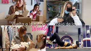 WEEKLY - Enero, vuelta a la rutina y cambio de look a más rubia! 💇‍♀️