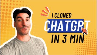 Watch Me Rebuild ChatGPT in 3 Minutes - React + Tailwind Speedrun
