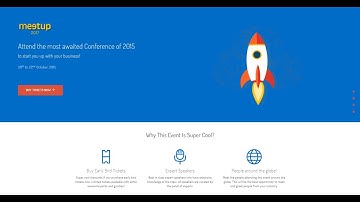 "Meetup: Free Responsive One Page Bootstrap Template - Modern Website Design"