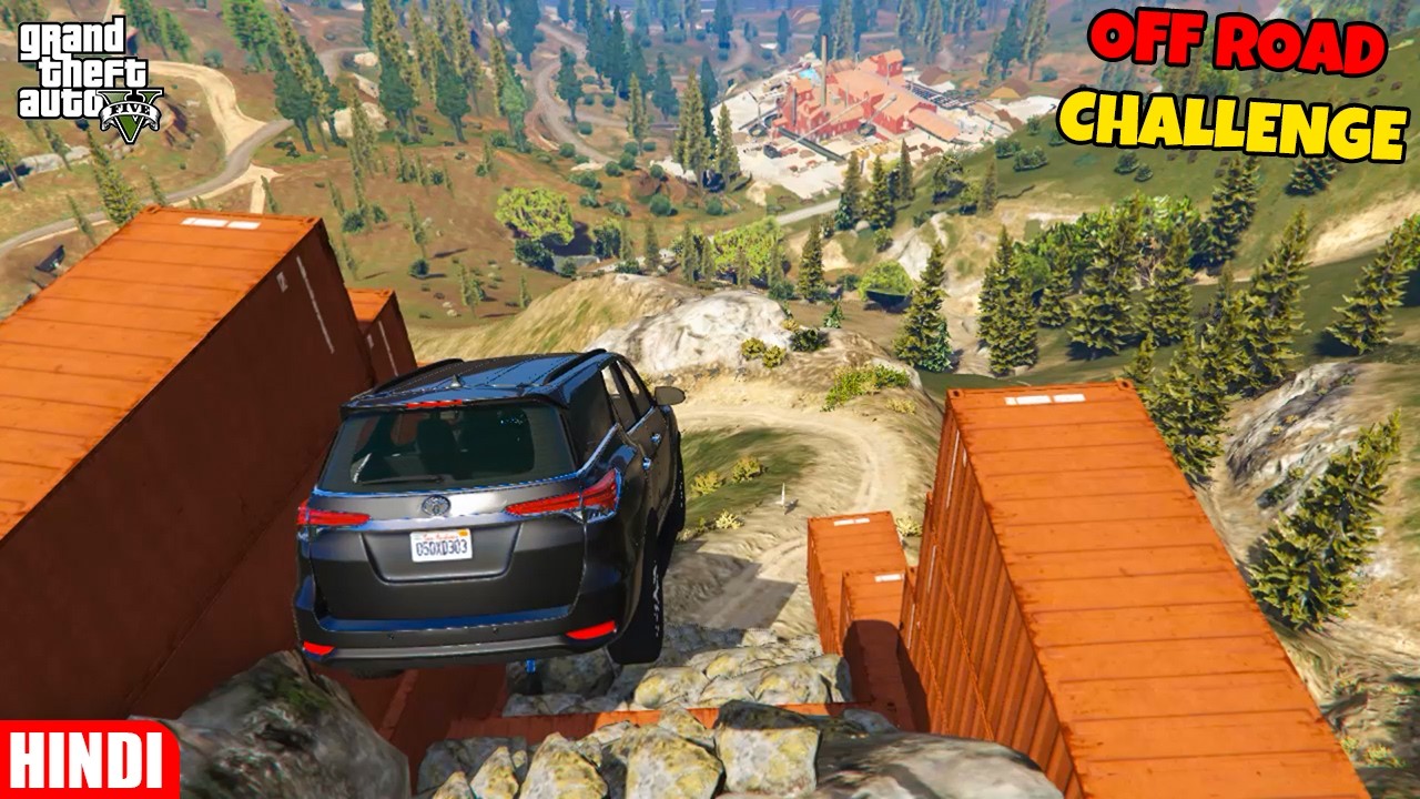 Gta V: Indian Suv Cars Vs : Extreme Jungle Off Road Track Part 2 🔥🔥 | Gta V Hindi Gameplay |
