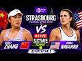 Shuai Zhang vs Emma Navarro 🎾LIVE SCORE TENNIS WTA STRASBOURG FRANCE OPEN 2026 | Quarterfinals