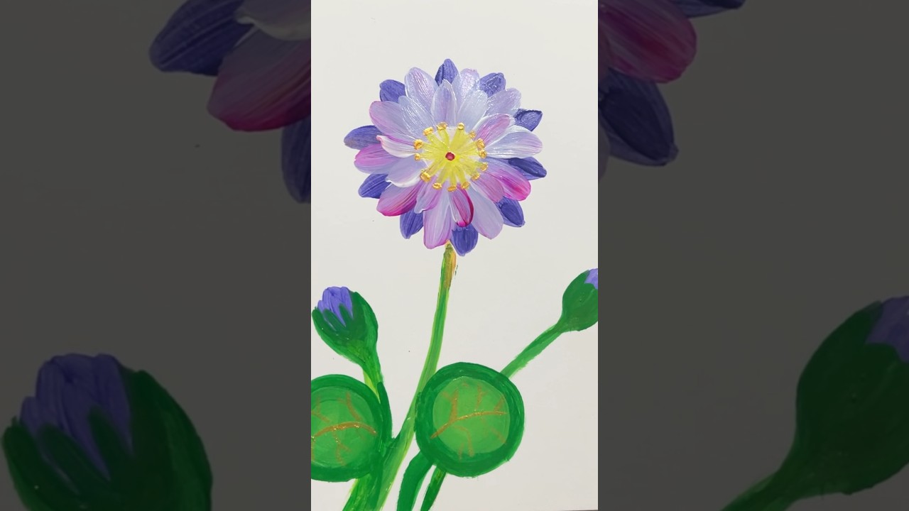 Beautiful flower 🌼 painting