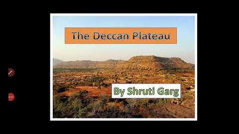 The deccan plateau # grade 5