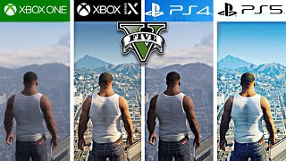 GTA V Expanded and Enhanced Comparison - Xbox 360 vs Xbox One vs Xbox  Series X 