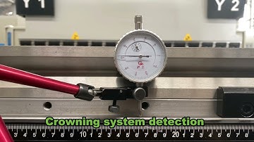 CNC Press Brake Crowning system detection,Electromechanical Crowning from KRRASS