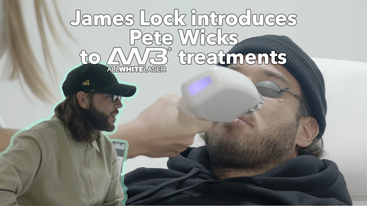 James Lock & Pete Wicks with AW3 Laser