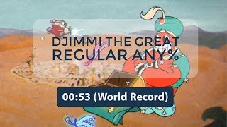 Cuphead - Djimmi The Great Regular Any% - World Record Speedrun 0053
