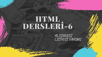 HTML DERSLERİ-6 (del ve ins etiketleriyle alışveriş listesi yapma)