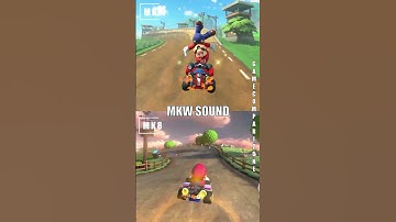 Mario Kart World vs Mario Kart 8 Moo Moo Meadows 11 years apart