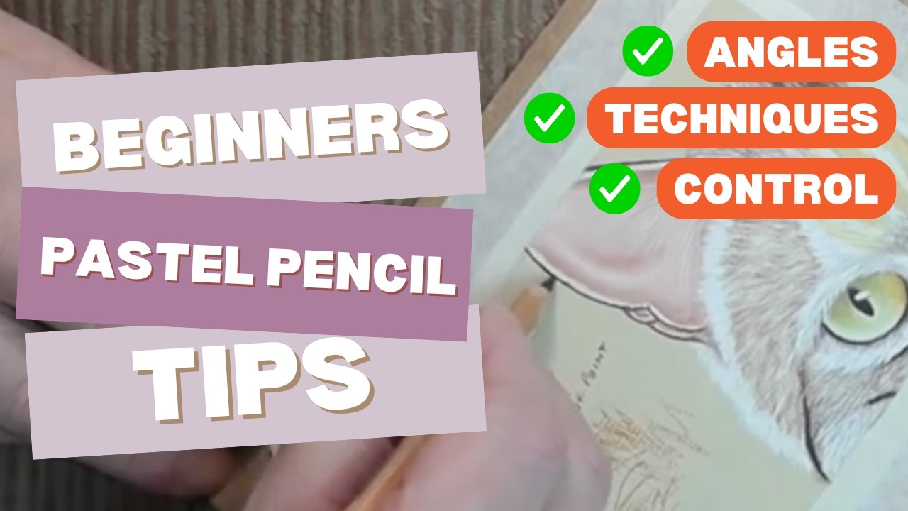 Техника рисования пастельным карандашом: как держать, наклонять и контролировать карандаш