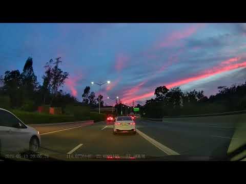 Beautiful View Caught By Dash Cam