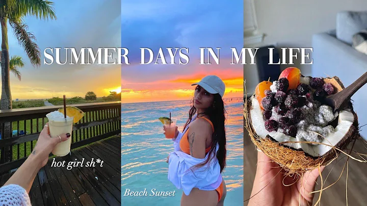 last summer days in my life | beach sunset, health...