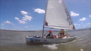Daniel & Carel sailing close hauled