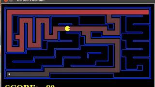 Pacman DFS arama algoritması