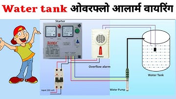 वाटर टैंक अलार्म वायरिंग |overflow alarm for water tank|#vairalshort #ytshorts  #shorts