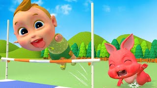 Sports Competition Between Colorful Bunnies - Fun Game For Children | 3D Cartoon by Boo Kids Learning 70,254 views 11 months ago 3 minutes, 25 seconds