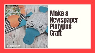 Platypus Craft for Kids