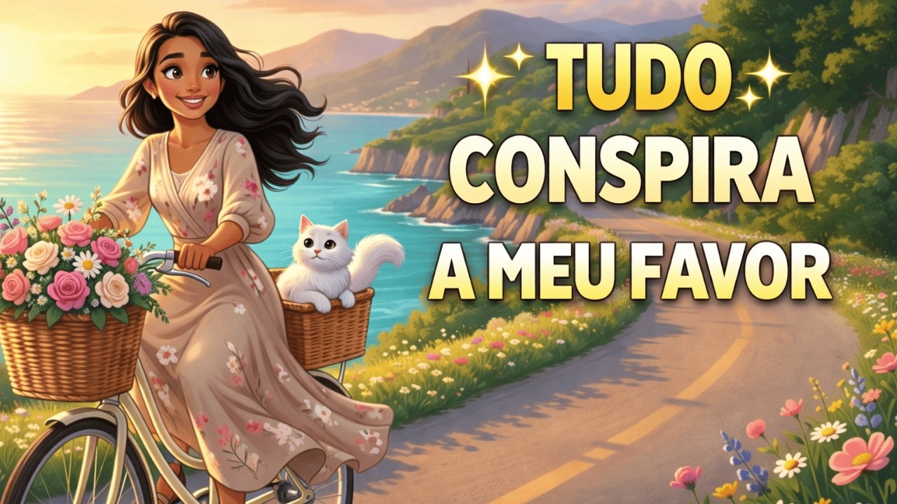 ✨ Tudo Conspira a Meu Favor 🌞 | Música Para Acordar Feliz & Reprogramar a Mente 💫