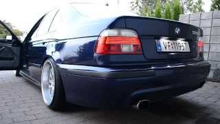 BMW E39 528i Muffler deleted - sound