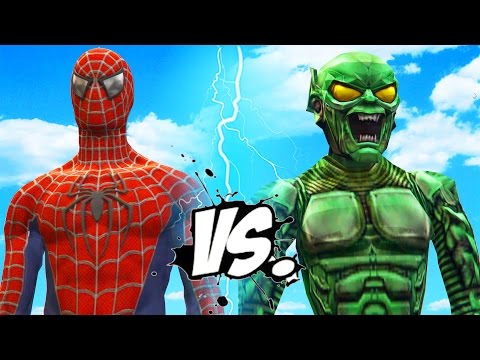 Spider-Man vs Green Goblin - Epic Superheroes Battle