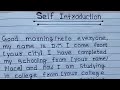 Self Introduction for Interview | Best Self Introduction Answer for Fresher & Students
