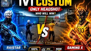 1V1 CUSTOM 🔥 INSANE HEADSHOTS 😱 | FREE FIRE MOBILE GAMEPLAY