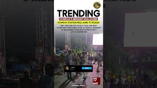 HOWRAH STATION ENCROACHMENT DRIVE 🚨Years of illegal occupation. One midnight operation.