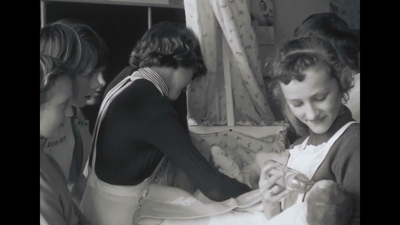 De Christelijke Huishoudschool aan de Burg. Vranckenstraat in de jaren '60 van de vorige eeuw.