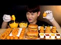 ASMR 맥도날드 더블쿼터치즈🍔 빅맥 맥너겟 칵테일 쉬림프튀김 먹방~ McDonald’s Double 🧀 Burger Big Mac Nugget Fried 🍤 MuKbang~