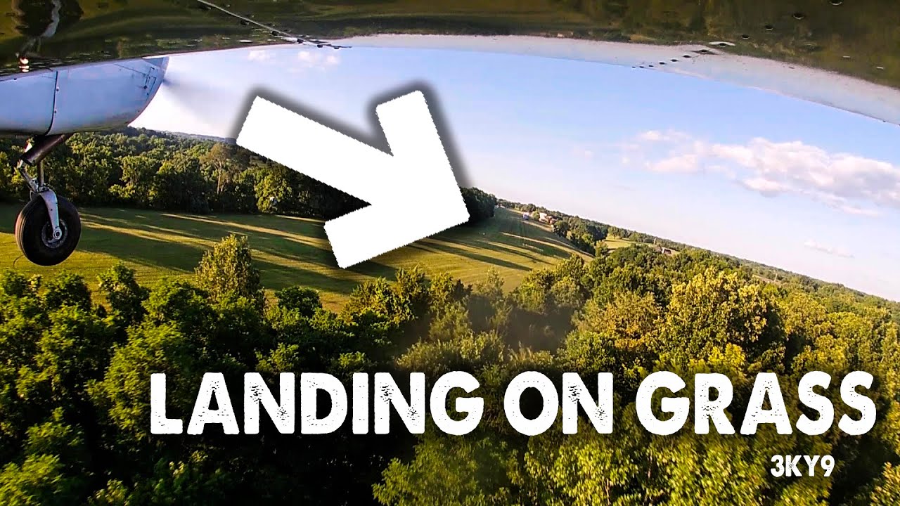 LANDING AT A PRIVATE GRASS AIRSTRIP | FLY-IN | FLIGHT VLOG - YouTube