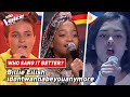 Who sang Billie Eilish' "idontwannabeyouanymore" better? | The Voice Kids