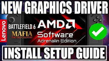 Install NEW Official Legion GO AMD Graphics Driver August 2025: NEW GO 1 DRIVER NOW AVAILABLE!