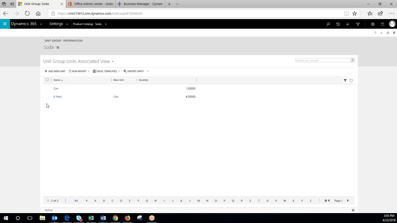 Unit Groups Setup | Dynamics 365 Sales | Western Computer - YouTube