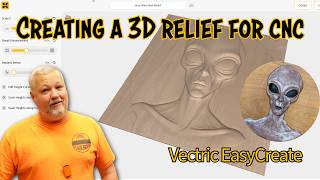 Celebrity Vectric easy create- Creating a 3D relief Profile