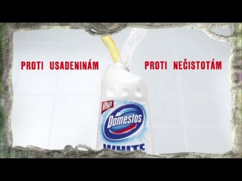Domestos ČR SR WHITE SHINE Ultra Biely Ultra čistý 2015 