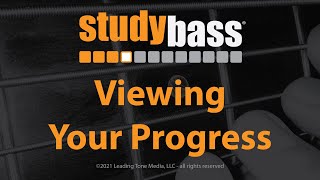 Viewing Your Progress | StudyBass