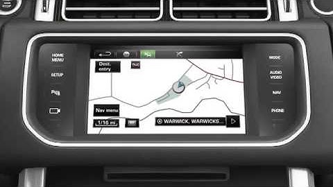 All New Range Rover Sport   NAV Voice guidance