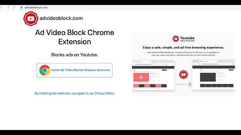 Advideoblock.com Ad Video Blocker extension removal.