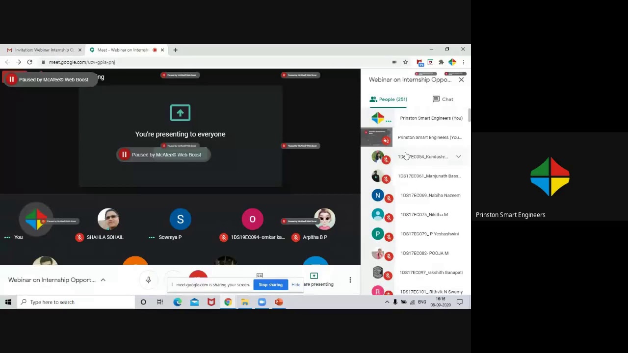 Webinar on Internship Opportunities - YouTube