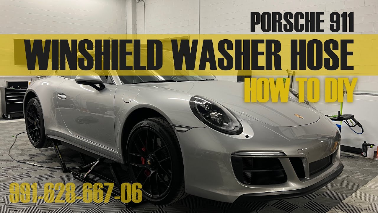 Porsche 911 (991) Series: Windshield Washer Line Replacement