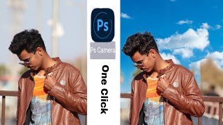 Blue Sky Background || Ps Camera App || one click screenshot 3