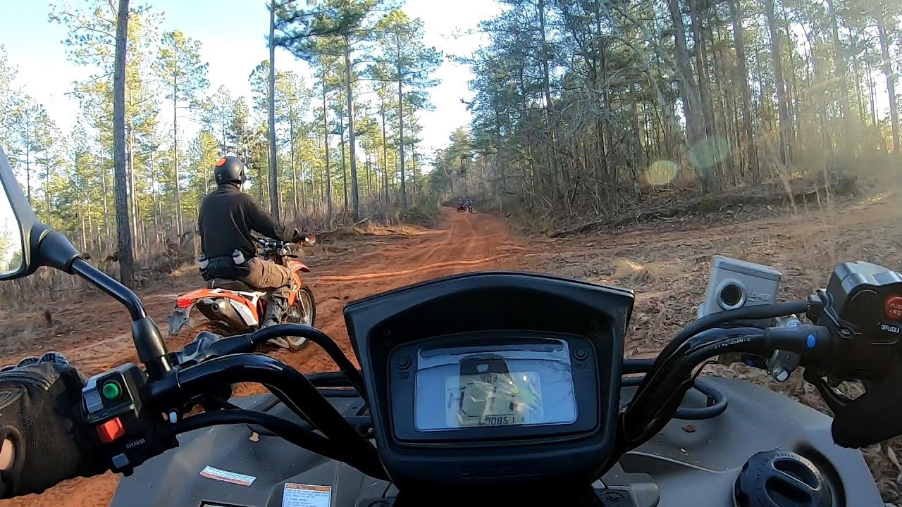 Iron Mountain OHV Park Random Trails Pt 3 Suzuki King Quad 750 ATV UTV