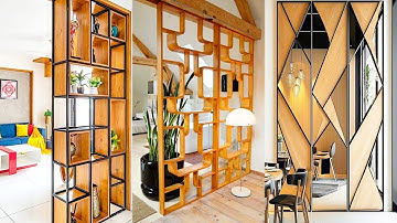 Modern Room Divider Designs For Studio Apartments | Wall Partition Ideas Between Rooms For Interiors