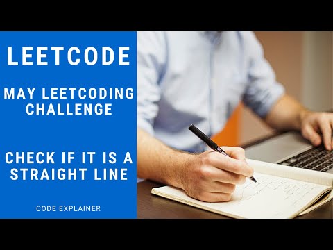 Check If It Is a Straight Line || May LeetCoding Challenge || [ C++ SOLUTION ]