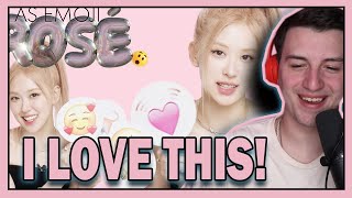 BLACKPINK Rosé as emojis | ELLE KOREA REACTION!