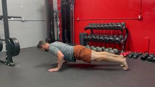 Eccentric push-up - 3 Progressions