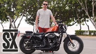 Обзор Harley Davidson Sportster Forty Eight(Сняли обзор мотоцикла во время путешествия по Тайланду! Статья: http://stuntexclub.ru/news/obzor-harley-davidson-sportster-forty-eight., 2014-05-29T15:58:01.000Z)