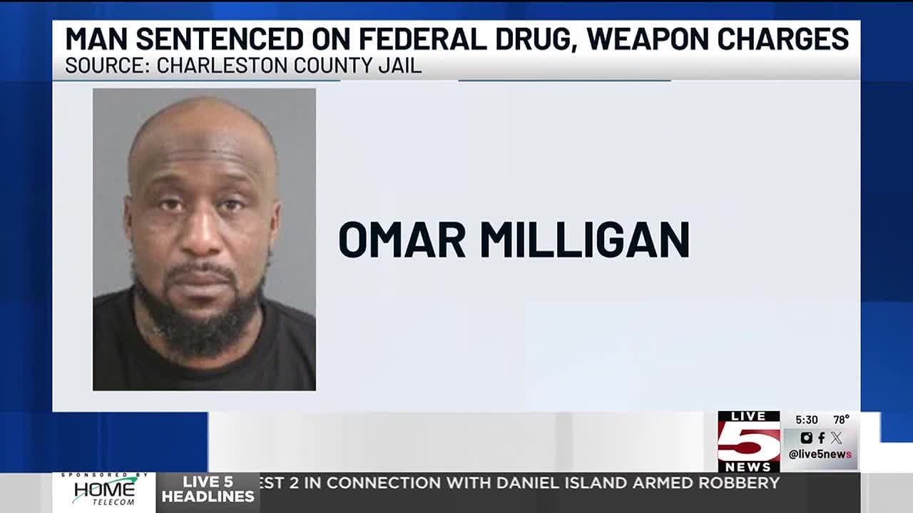 VIDEO: Charleston man sentenced for distributing drugs, possessing ...
