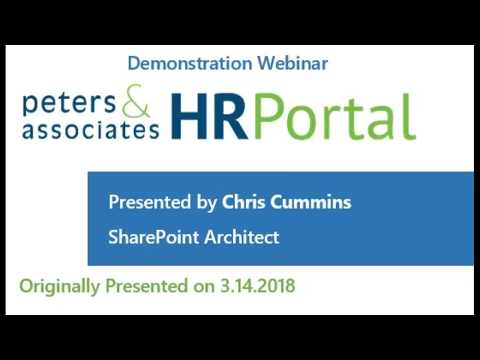 HR Portal Demonstration Full Webinar