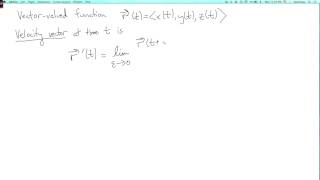 Multivariable calculus 1.5.1: Introduction to space curves